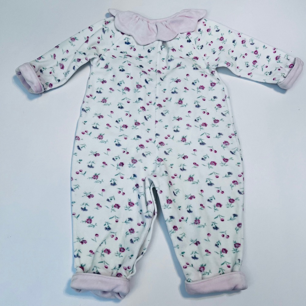 Vintage Threads Clothing for Kids Floral Sleeper 18M Soft Footless Pajamas - Picture 6 of 6